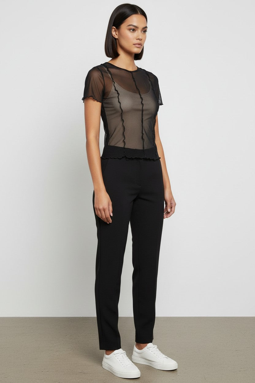 Urban Outfitters Damen Top Schwarz Größe M