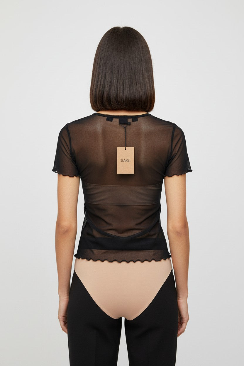 Urban Outfitters Damen Top Schwarz Größe M