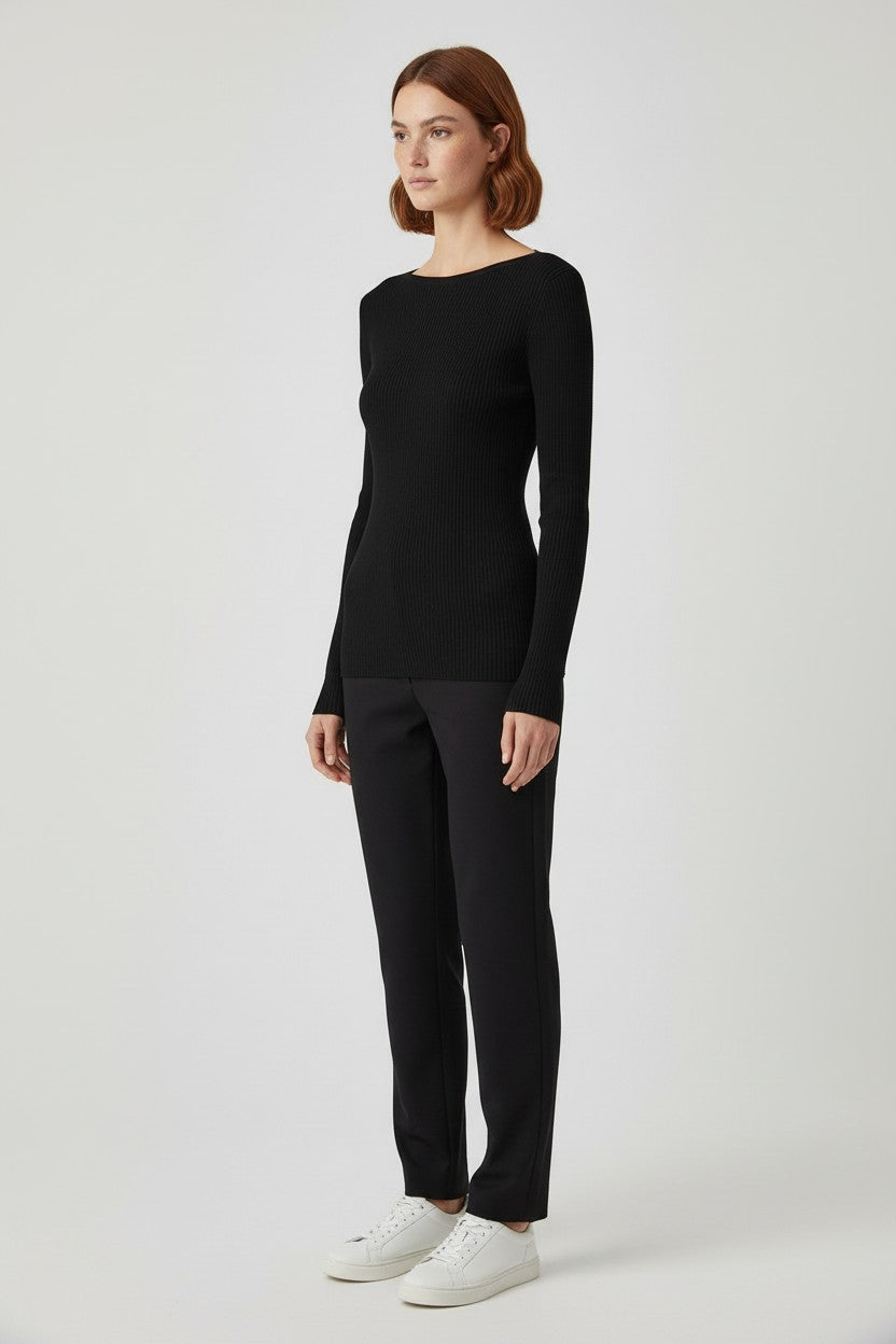Arket Damen Top Schwarz Größe XS/S