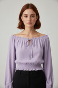 By o la la..! Damen Top Lila Größe S