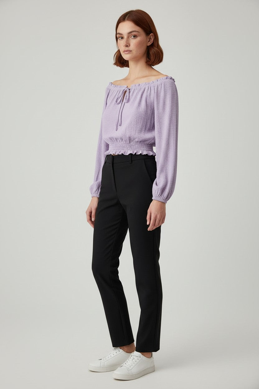 By o la la..! Damen Top Lila Größe S