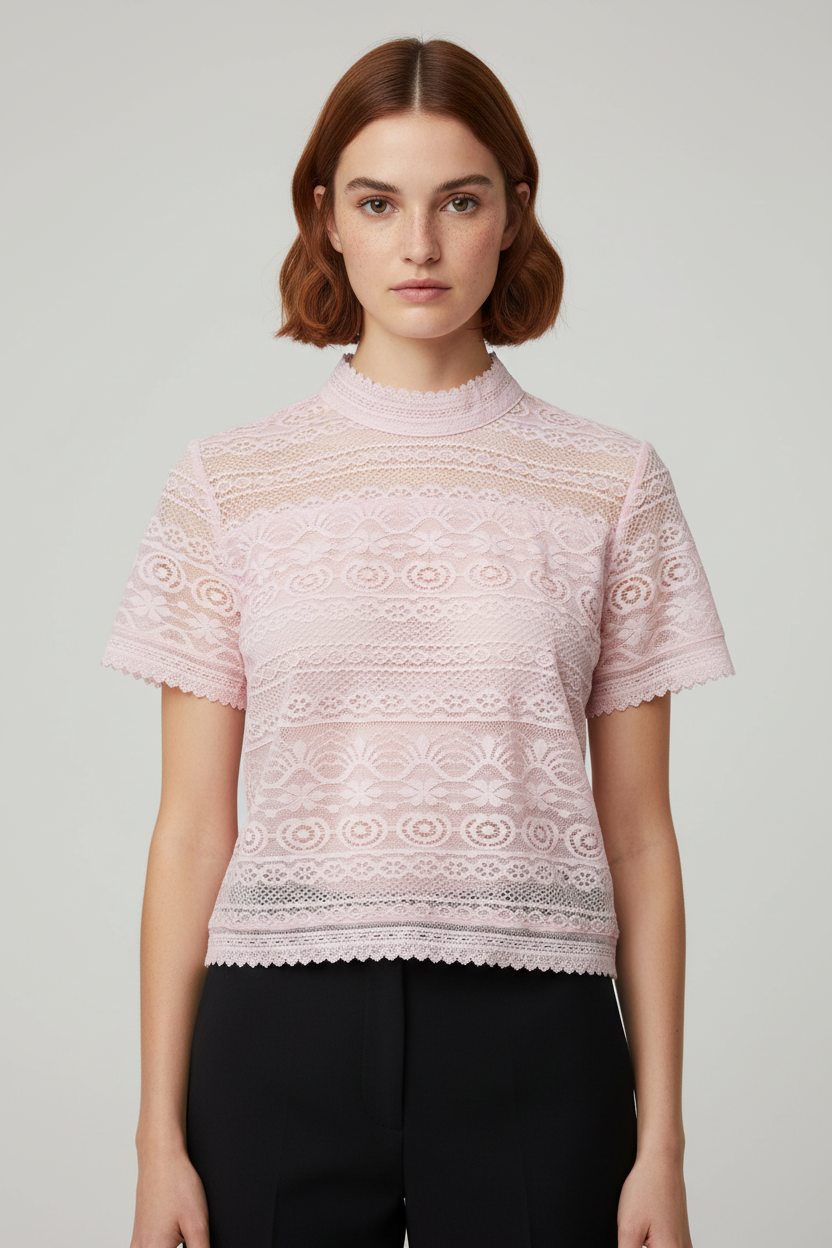 Guess Damen Top Pink Größe XL