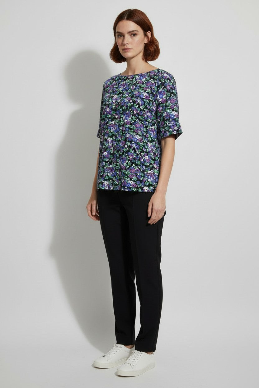 Lauren Ralph Lauren Damen Top Schwarz Mehrfarbig Größe 1XL