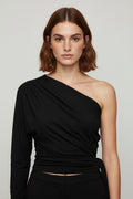 NA-KD Damen Top Schwarz Größe XS