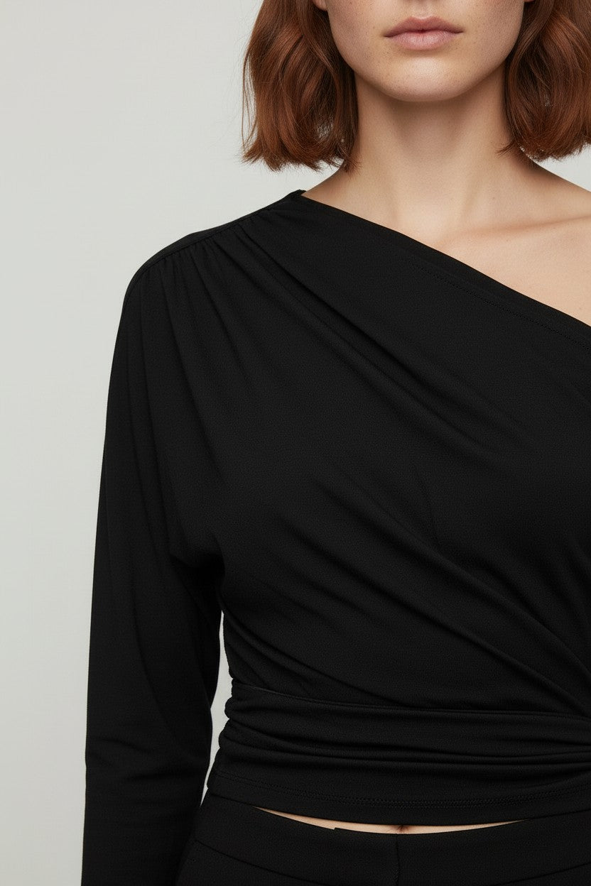 NA-KD Damen Top Schwarz Größe XS