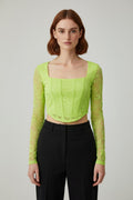 ONLY Damen Top Grün Größe S