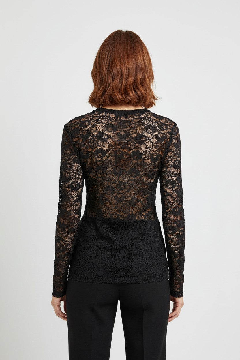 Schumacher Damen Top Schwarz Größe L