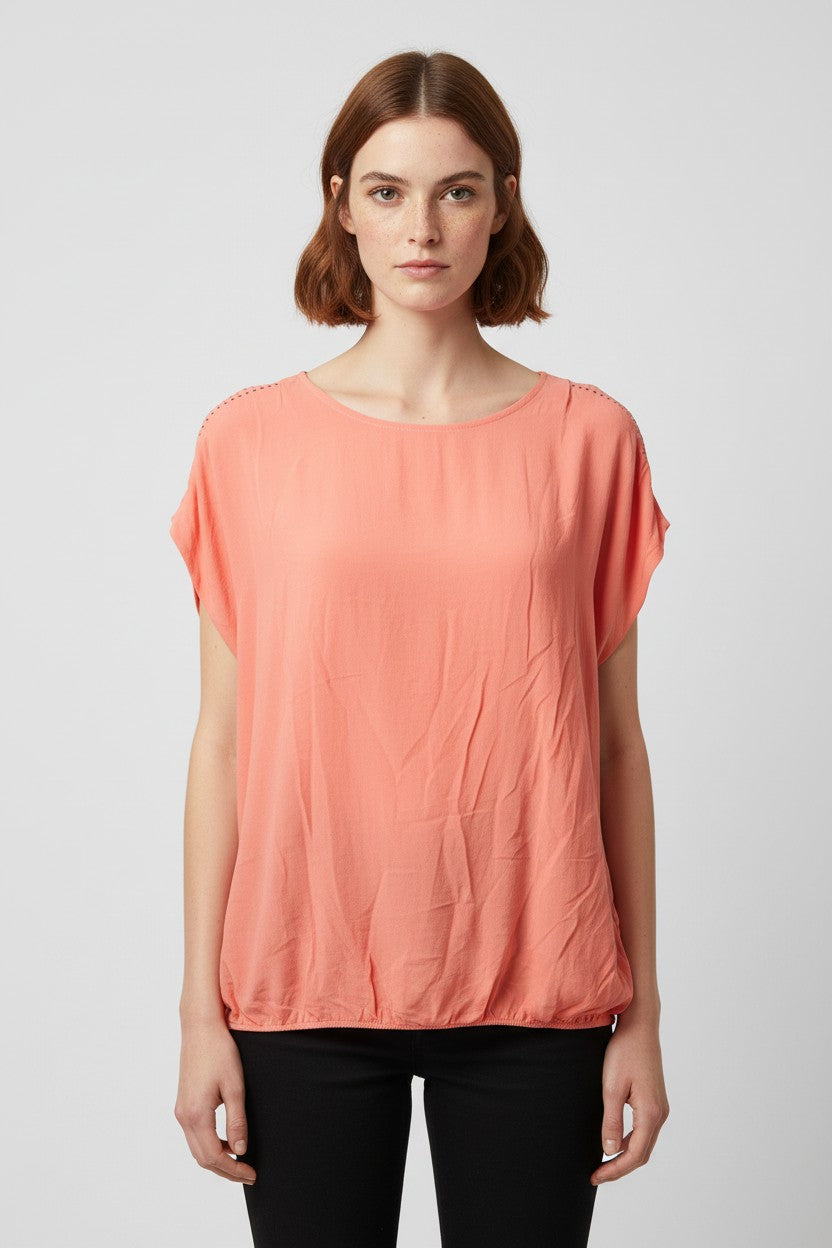 Soyaconcept Damen Top Pink Größe 2XL