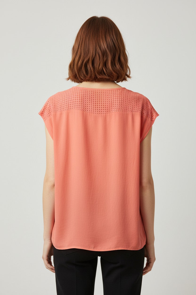 Soyaconcept Damen Top Pink Größe 2XL