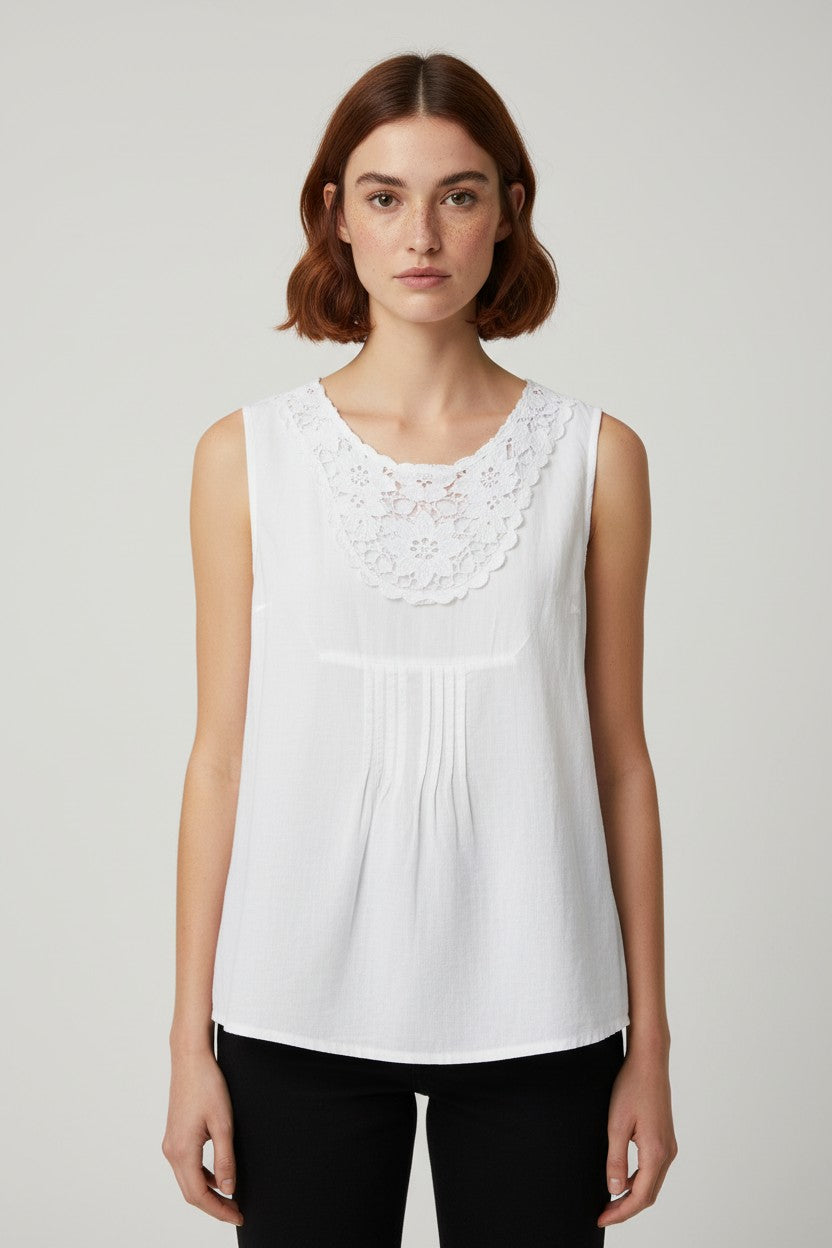 Tuffy Damen Top Weiß Größe XXL