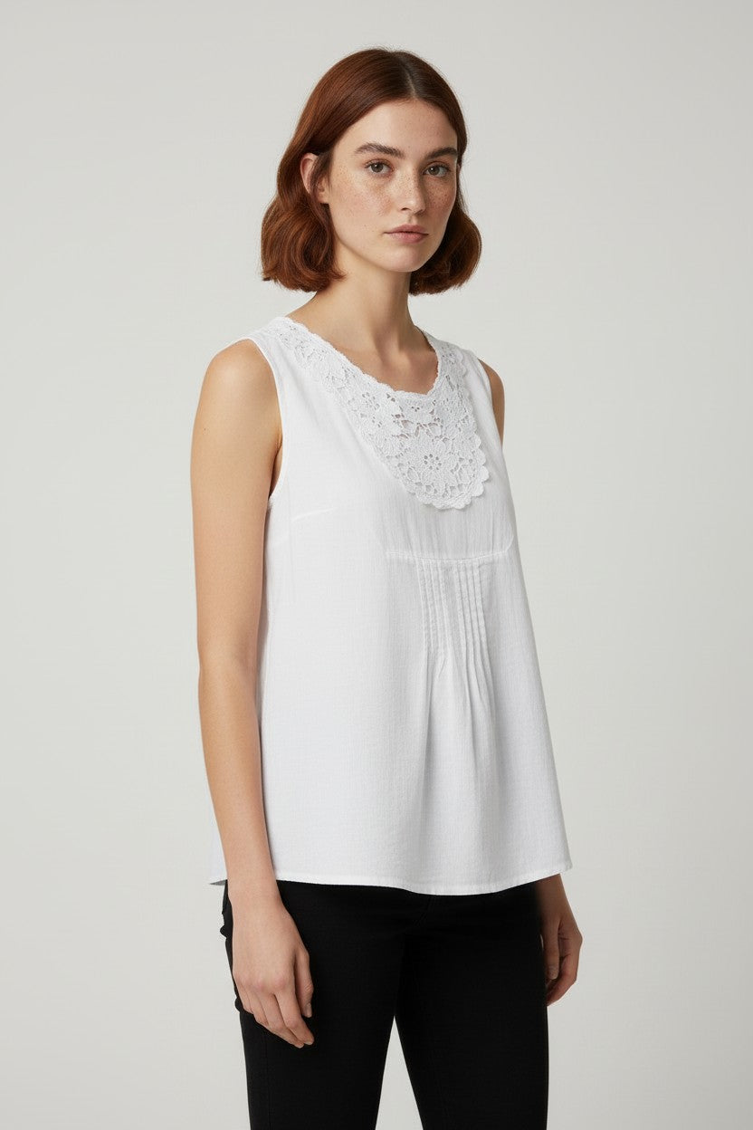 Tuffy Damen Top Weiß Größe XXL