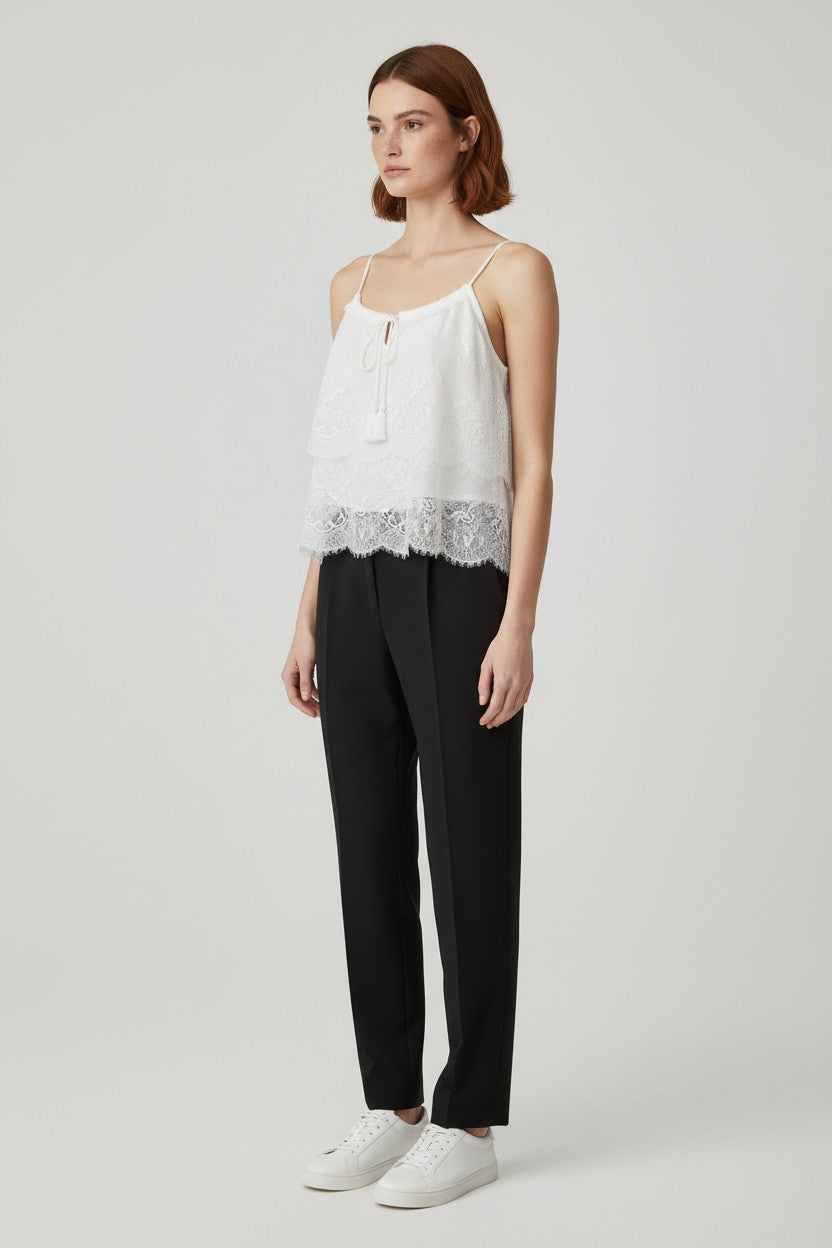 United Colors of Benetton Damen Top Weiß Größe S