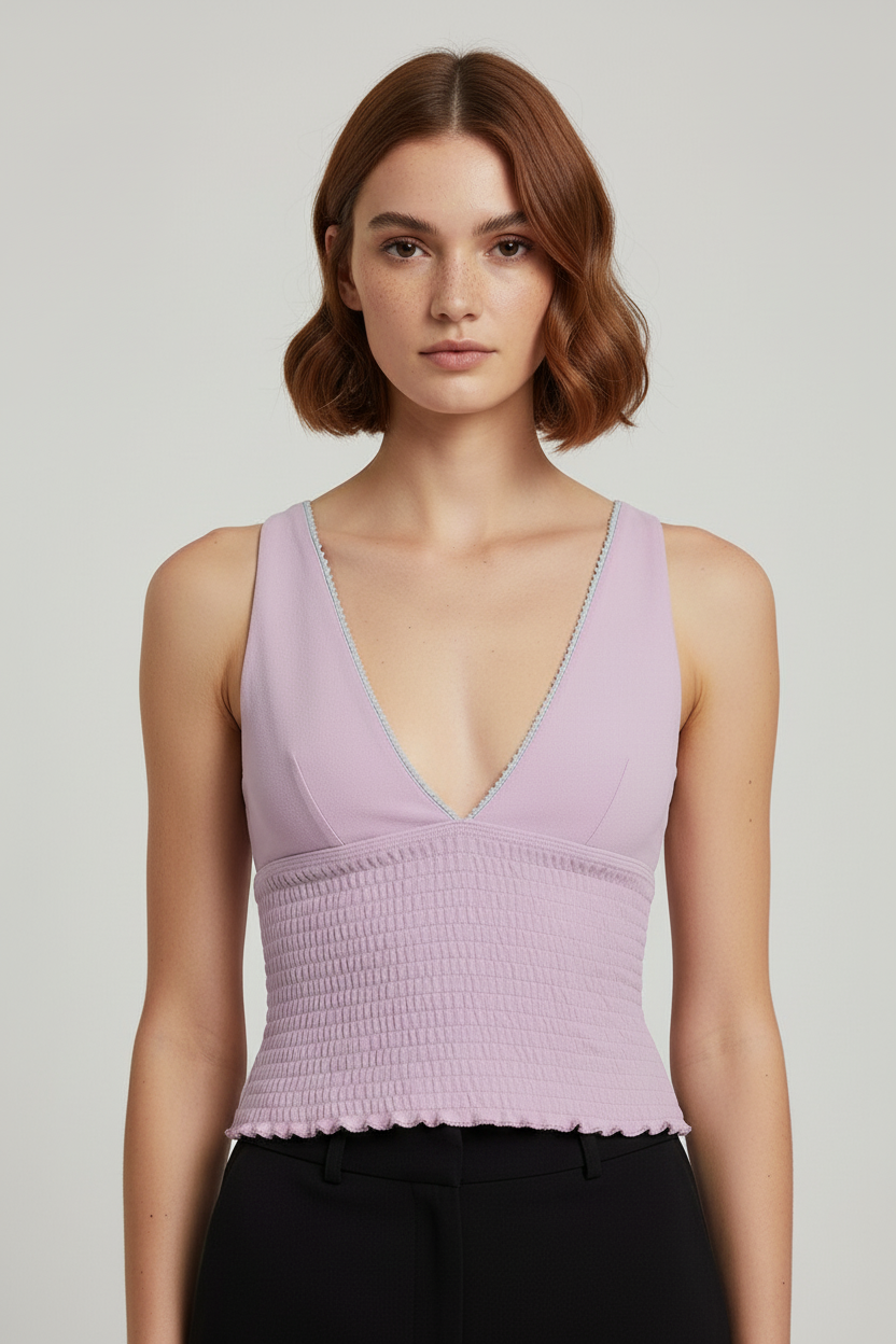 Urban Outfitters Damen Top Lila Größe XS