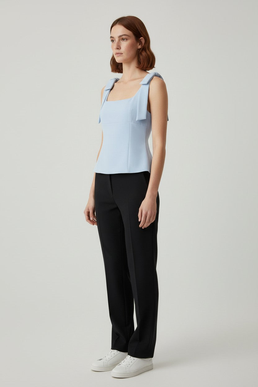 Zara Damen Top Blau Größe L