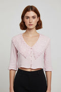 Zara Damen Top Pink Größe XS