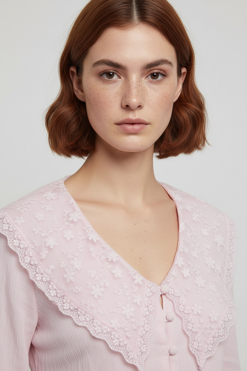 Zara Damen Top Pink Größe XS