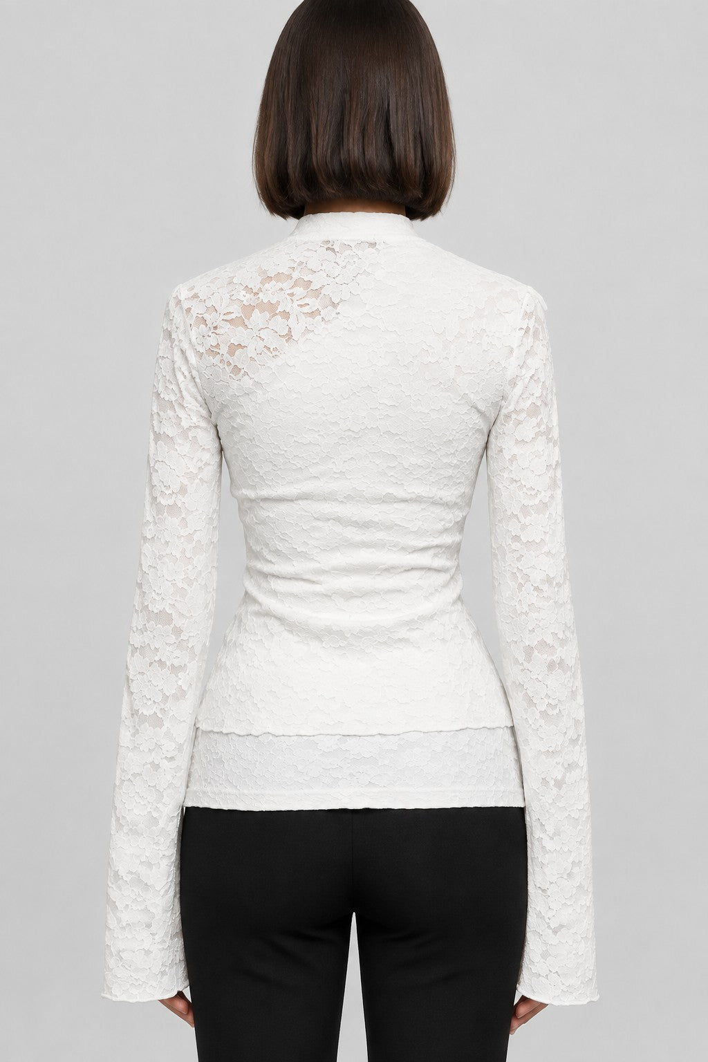 Amisu Damen Top Weiß Größe M