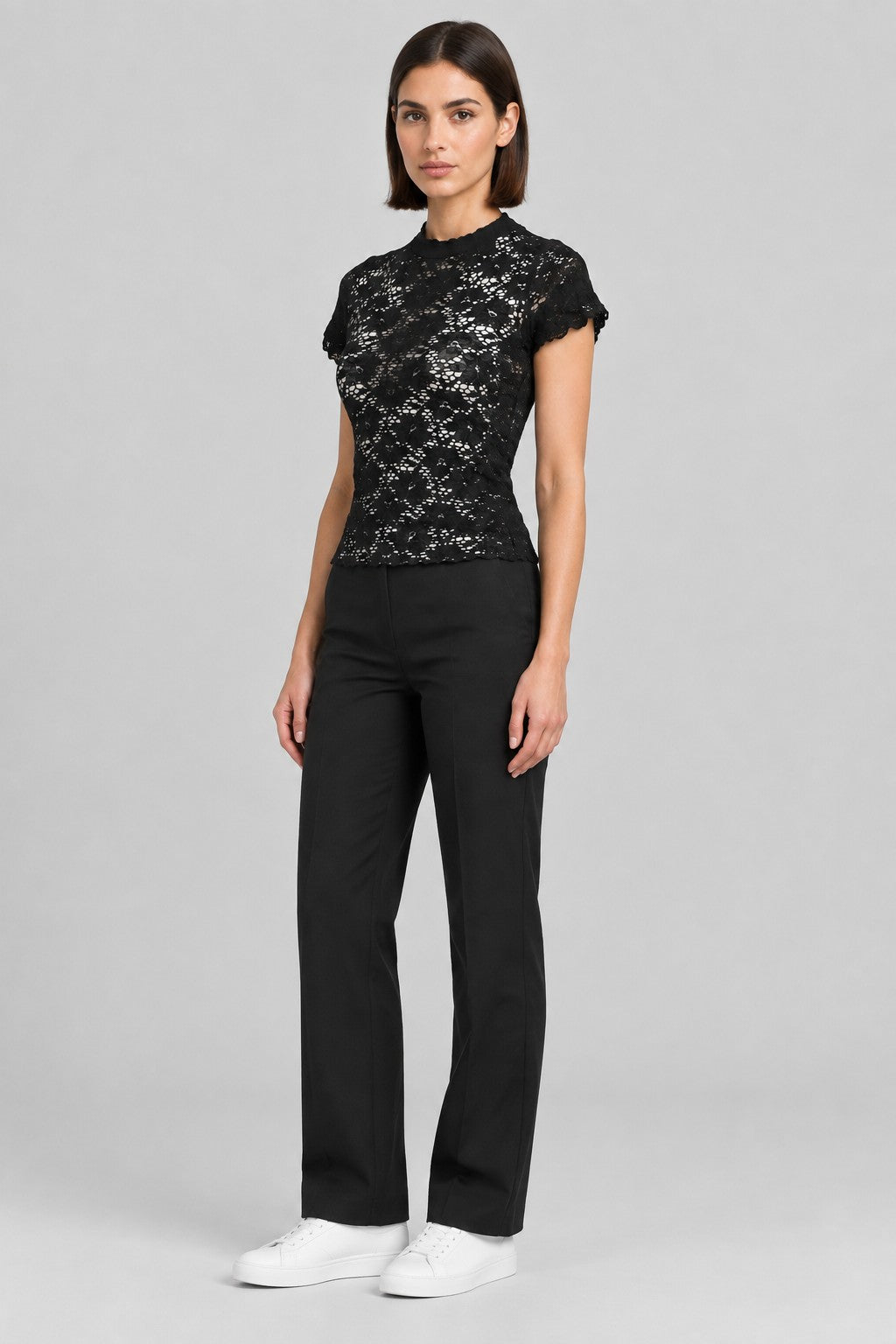Bershka Damen Top Schwarz Größe XS