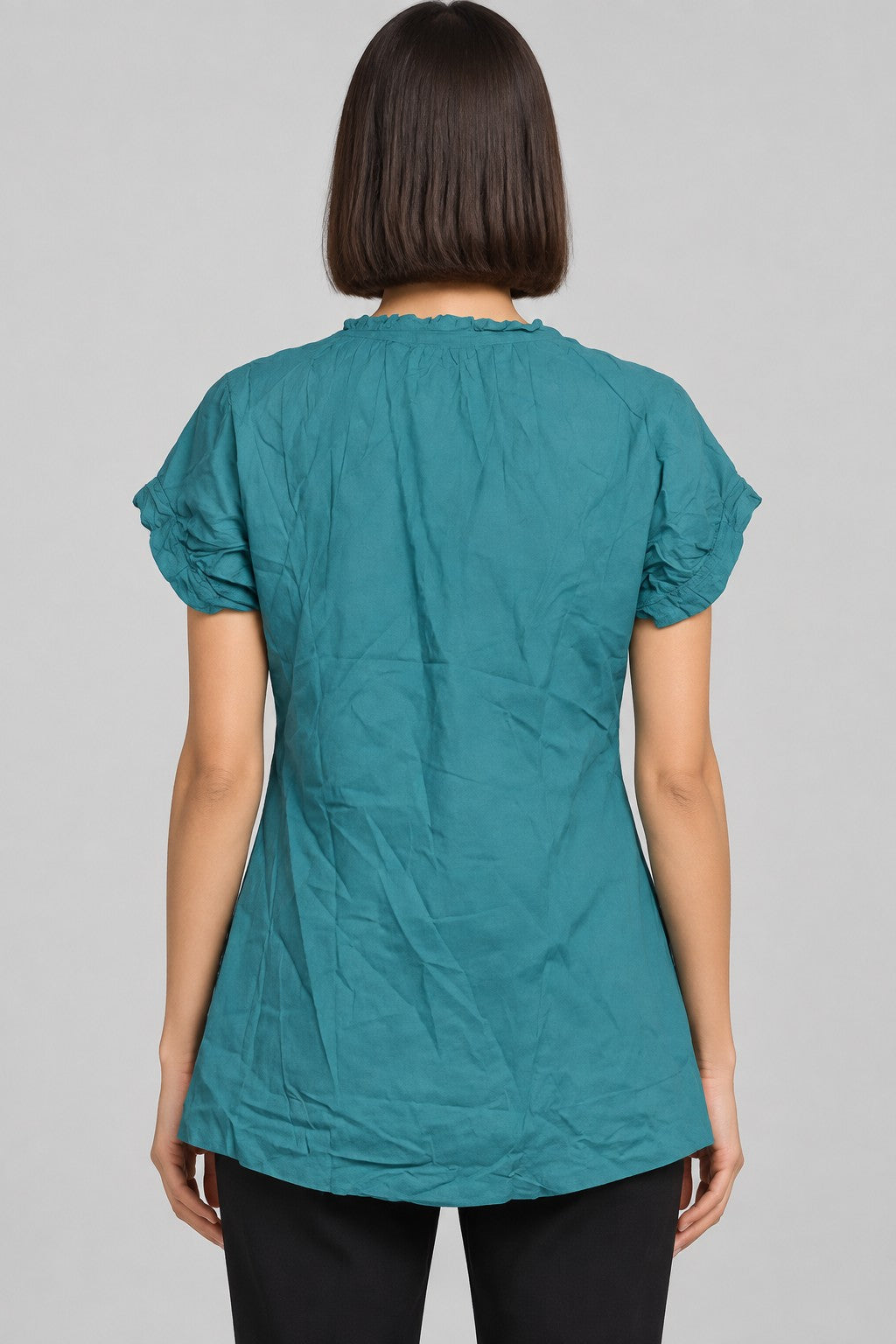 ESPRIT Collection Damen Top Blau Größe XL