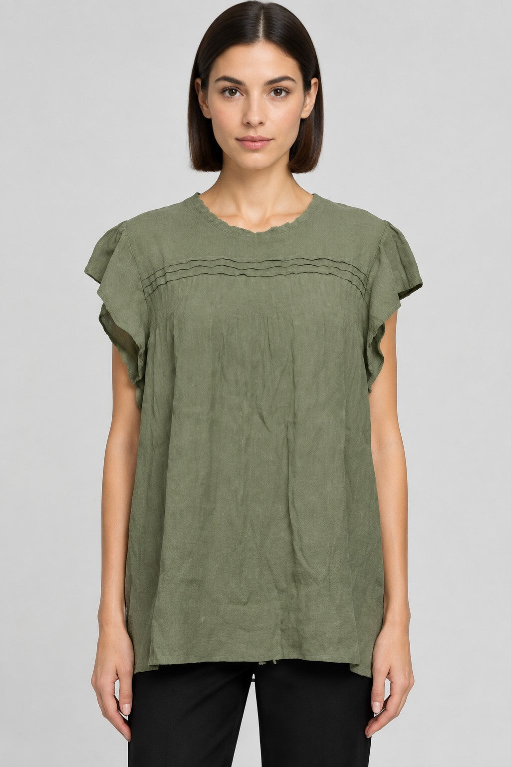 ESPRIT Damen Top Grün Größe XXL