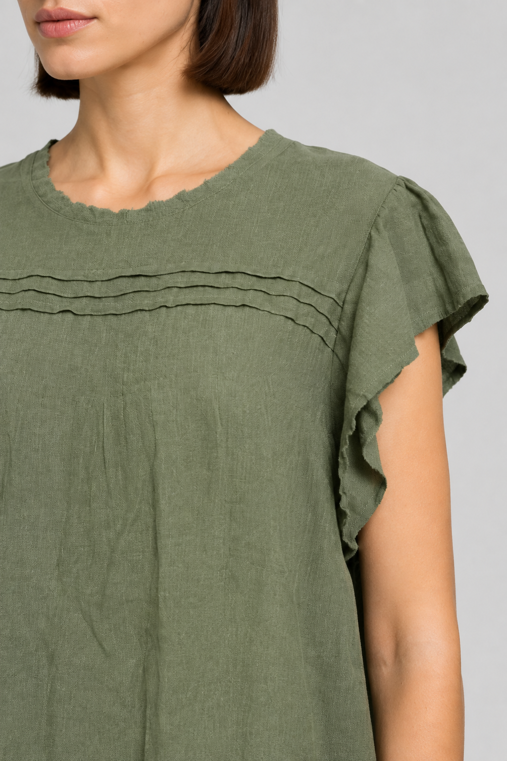 ESPRIT Damen Top Grün Größe XXL