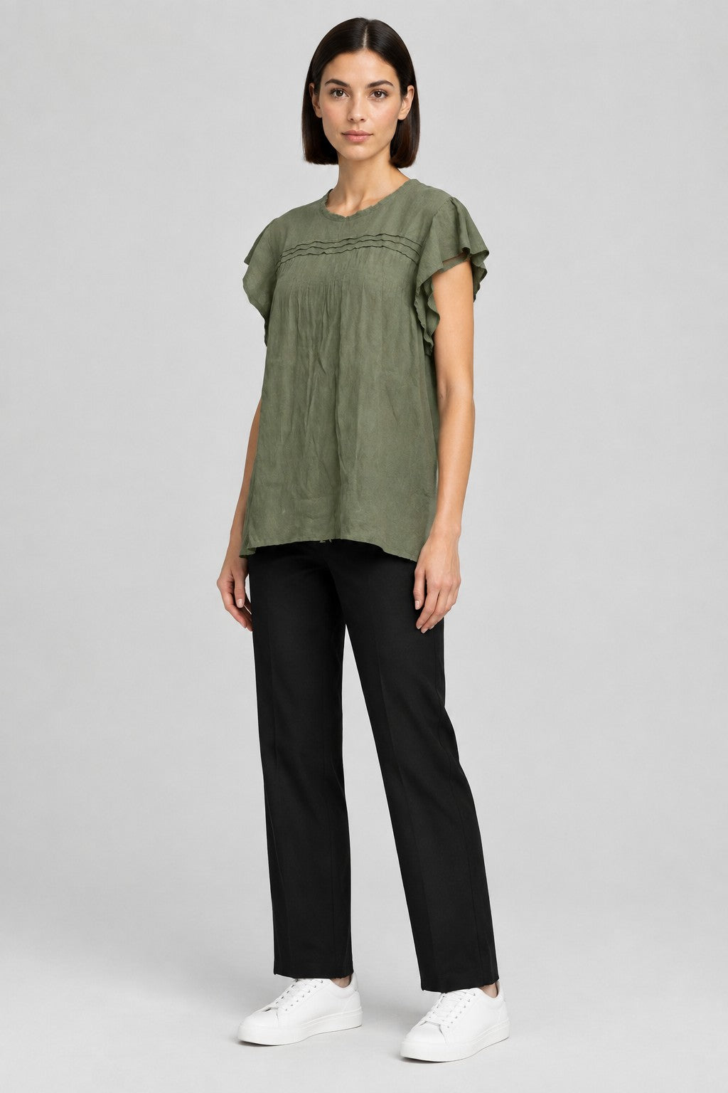 ESPRIT Damen Top Grün Größe XXL