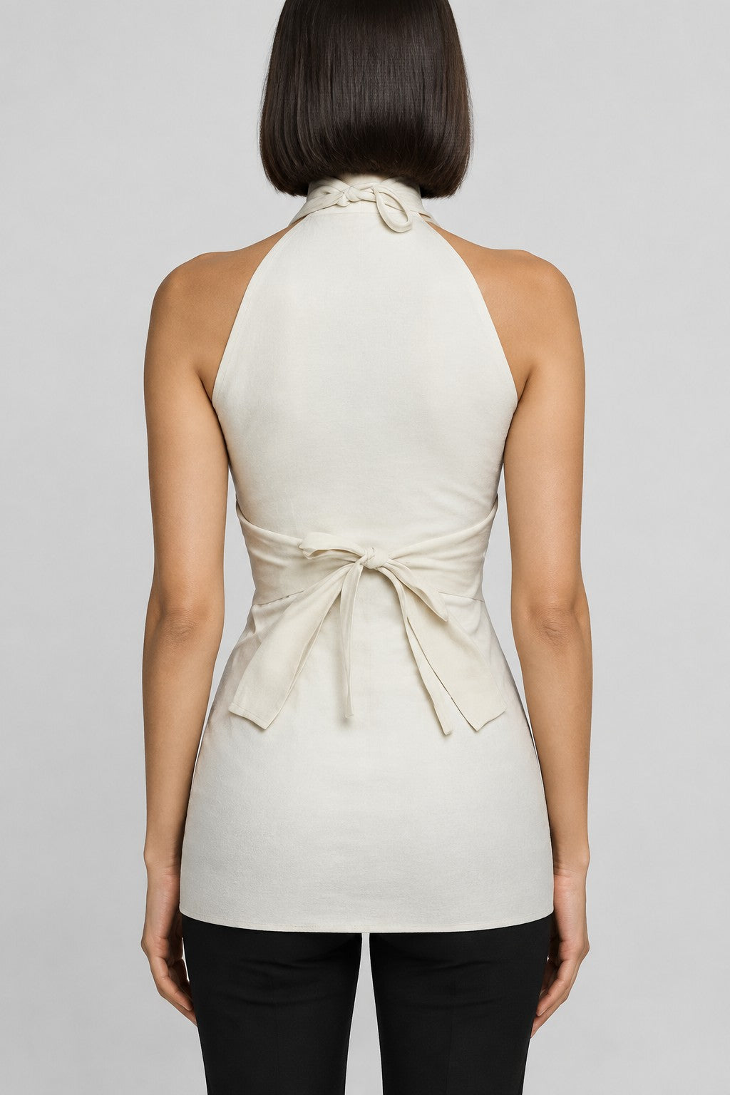 Gina Tricot Damen Top Beige Größe M