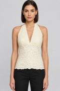 Gina Tricot Damen Top Gelb Größe XL