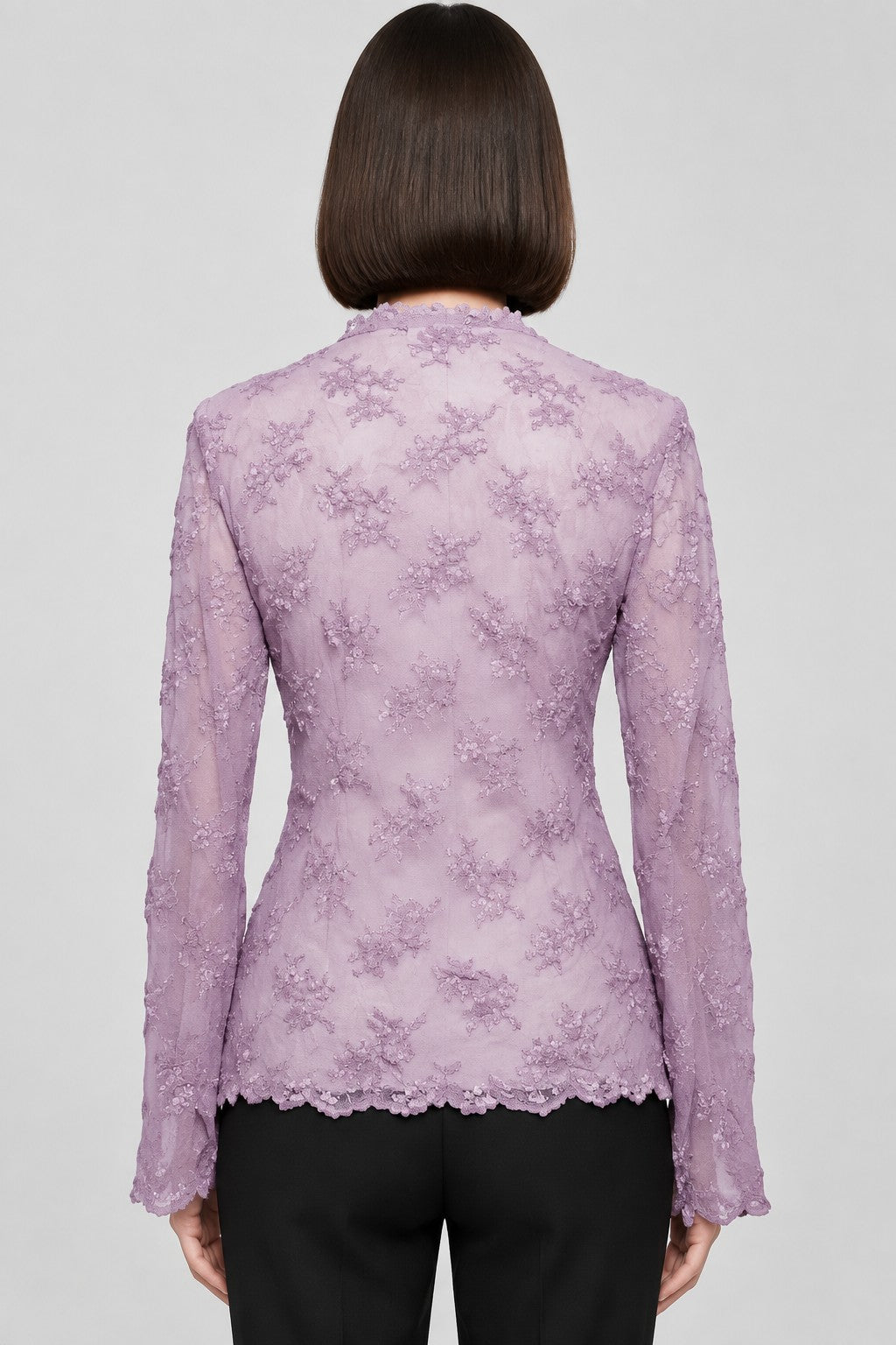 Hennes Collection by H&M Damen Top Lila Größe XL