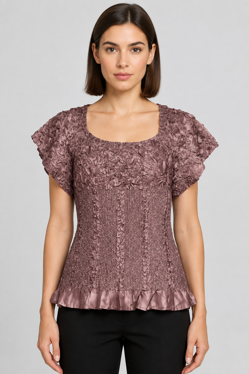 Kriss Damen Top Lila Größe M/L
