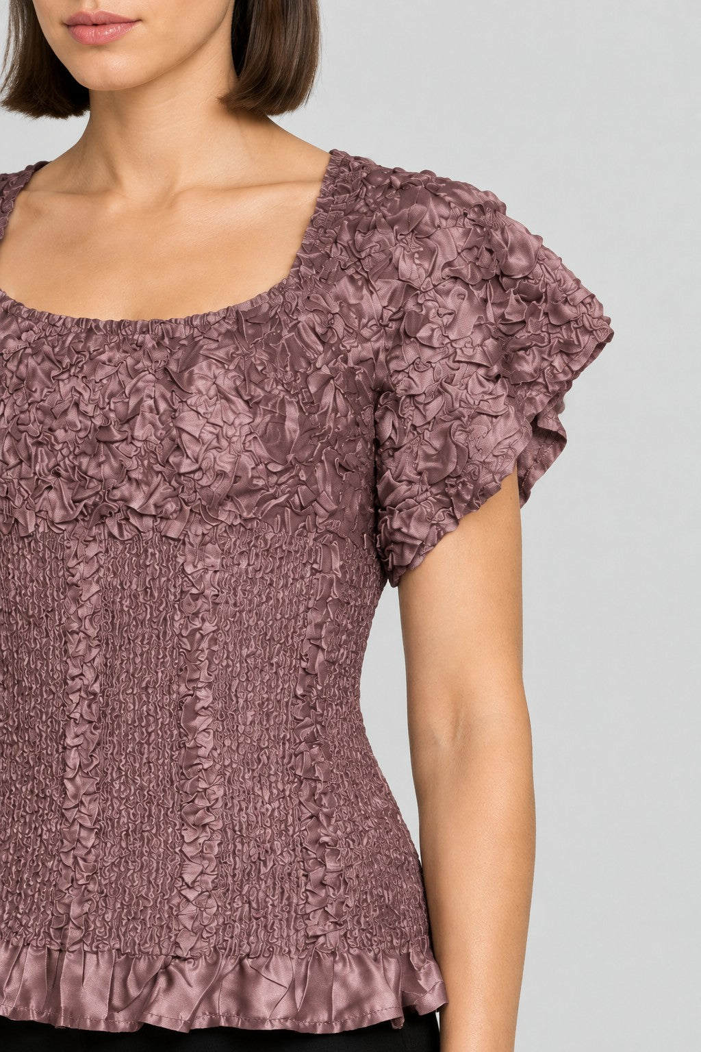 Kriss Damen Top Lila Größe M/L