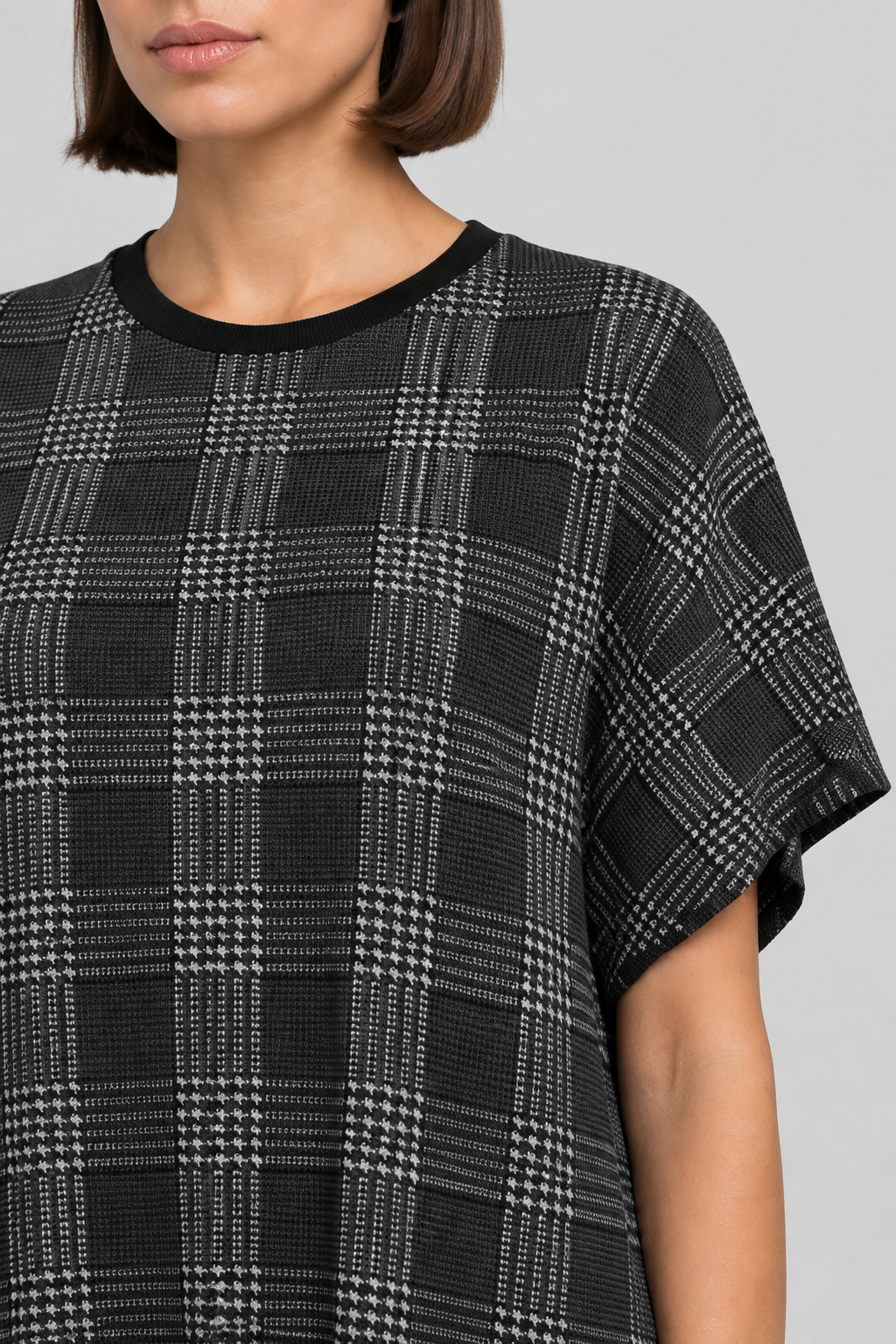 Lauren Ralph Lauren Damen Top Schwarz Weiß Größe XL
