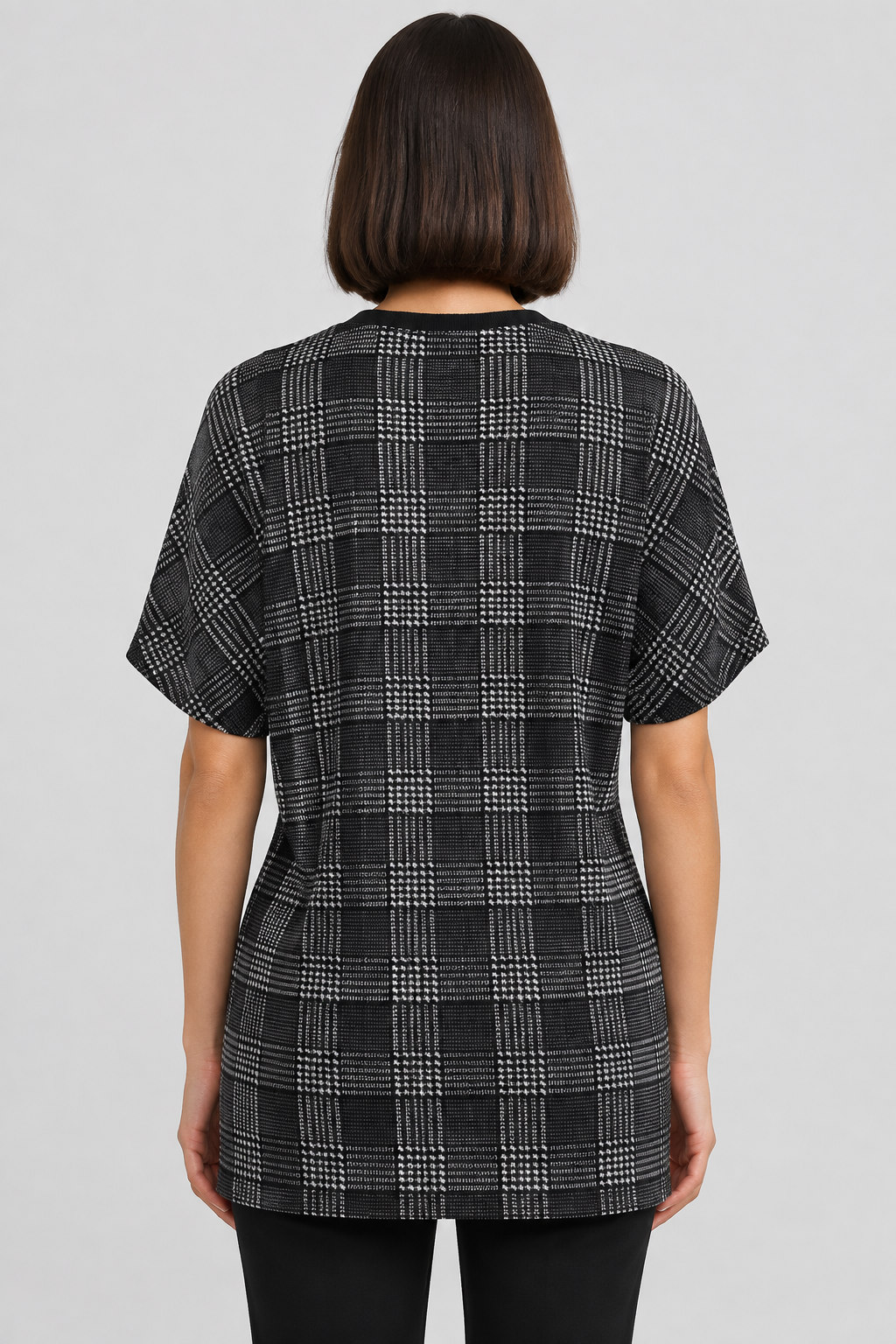 Lauren Ralph Lauren Damen Top Schwarz Weiß Größe XL