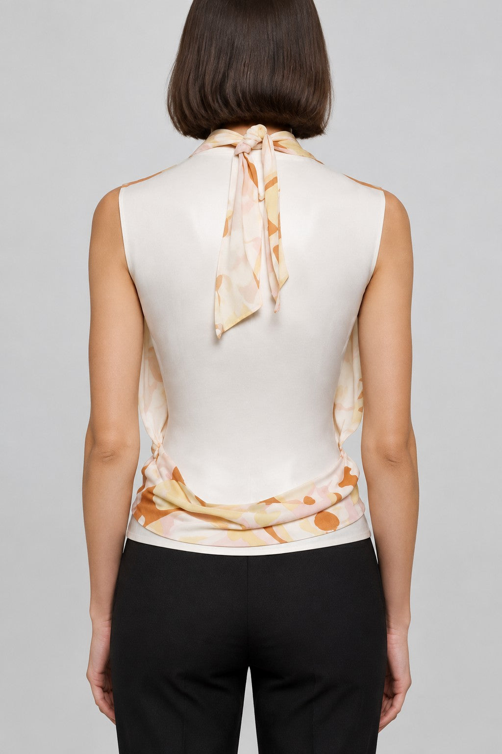 NLY One Damen Top Gelb Pink Braun Größe XL