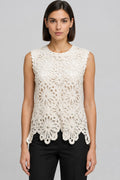 ONLY Damen Top Beige Größe L