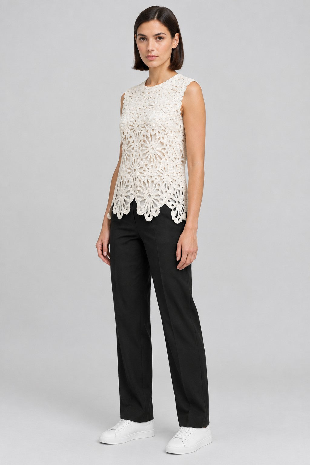 ONLY Damen Top Beige Größe L