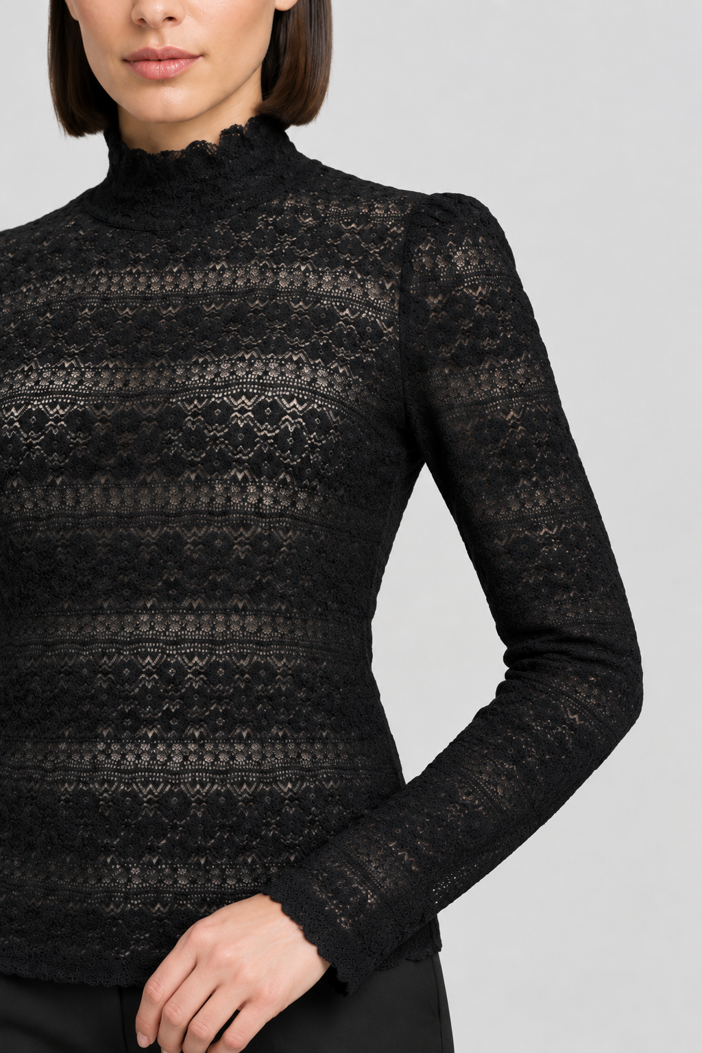 Reserved Damen Top Schwarz Größe XL