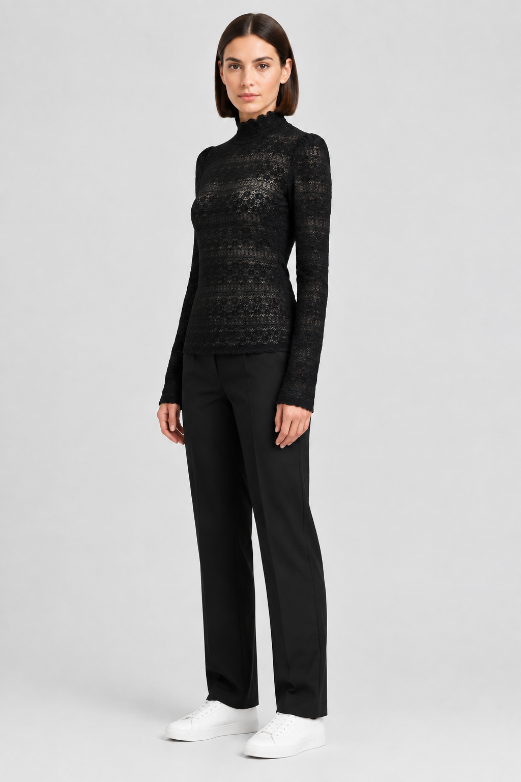 Reserved Damen Top Schwarz Größe XL