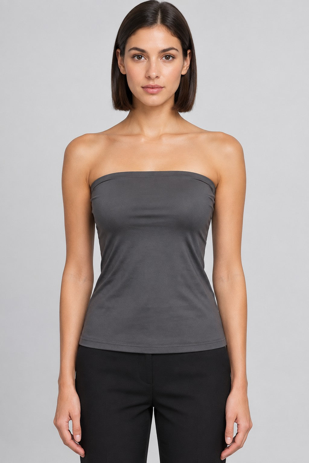 Weekday Damen Top Grau Größe M