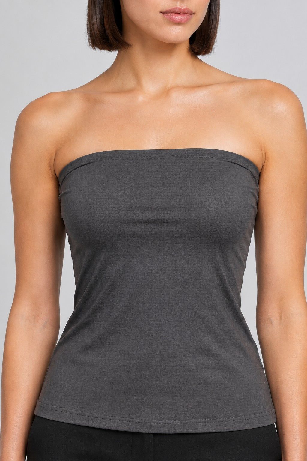 Weekday Damen Top Grau Größe M