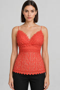 YAS Damen Top Rot Größe M