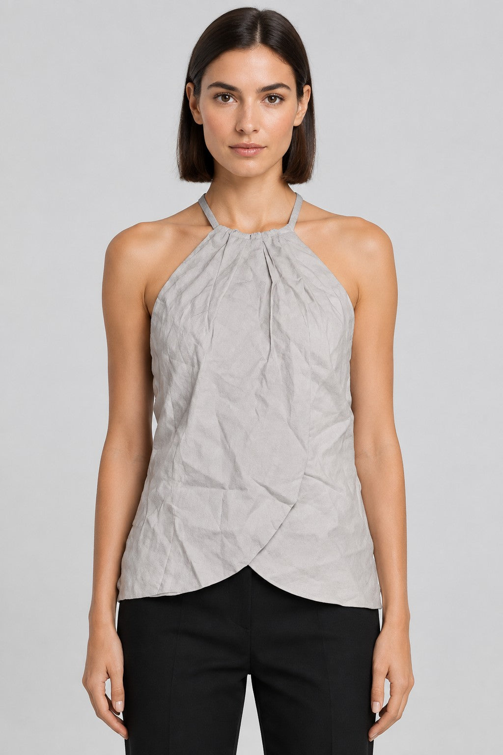 Zara Damen Top Grau Größe XL