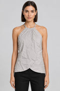 Zara Damen Top Grau Größe XL