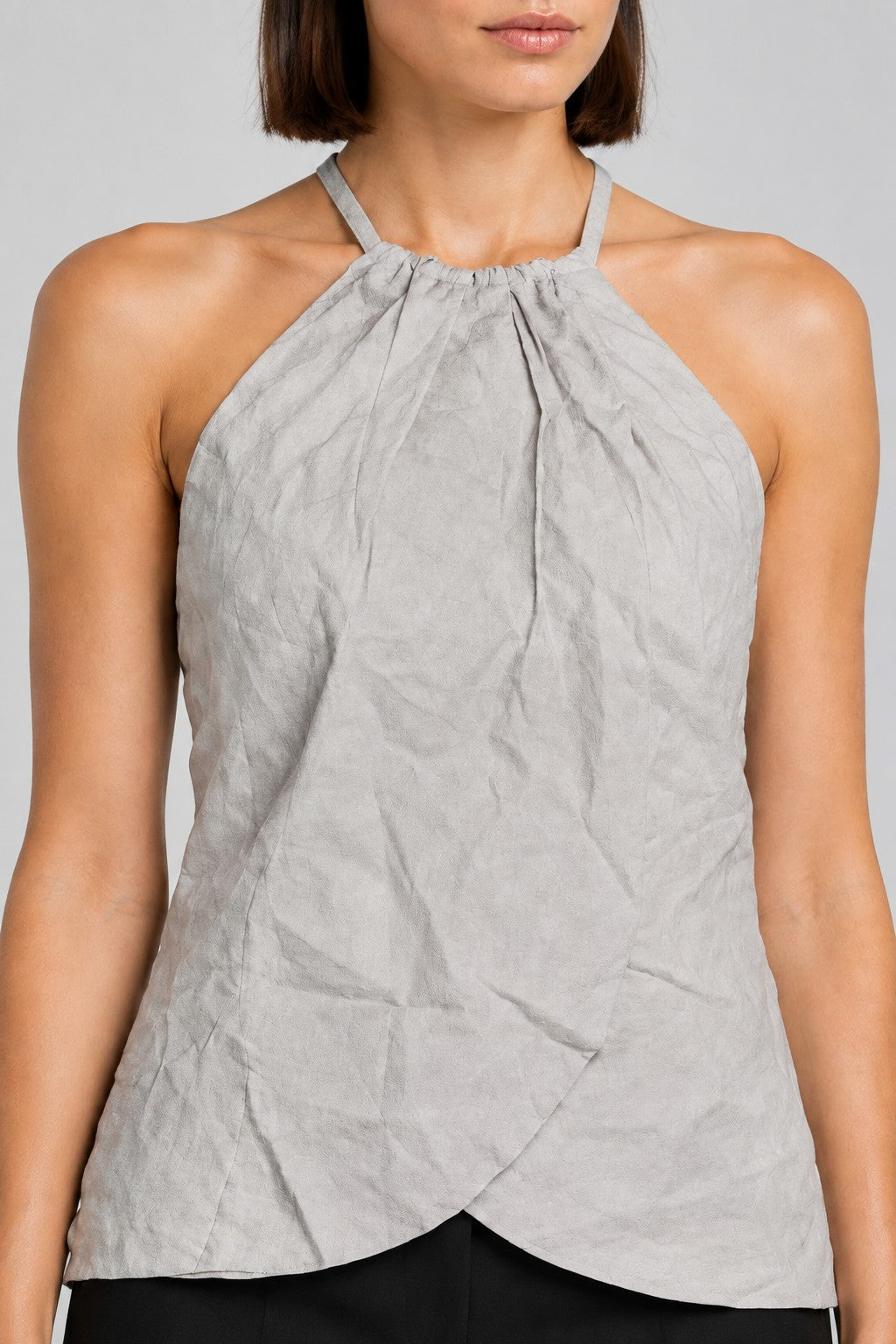 Zara Damen Top Grau Größe XL