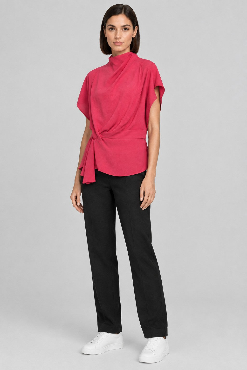 Zara Damen Top Rot Größe XL