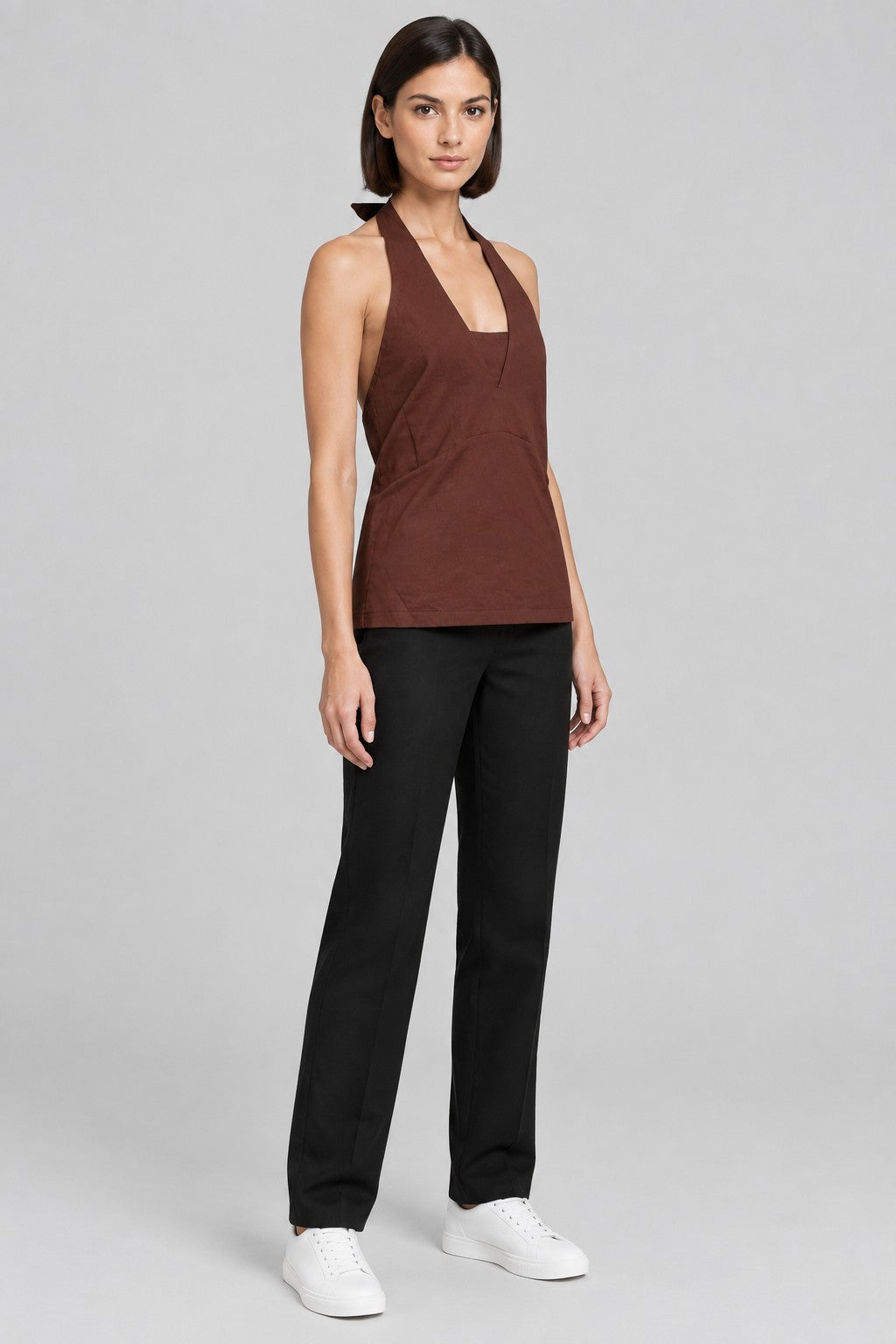 Anthropologie Damen Top Braun Größe XL