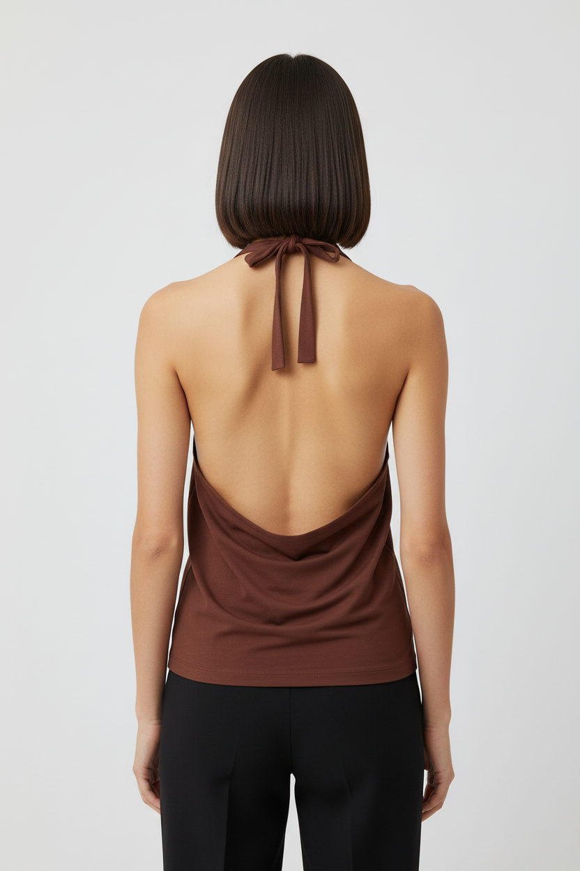 Anthropologie Damen Top Braun Größe XL