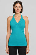 ESPRIT Damen Top Türkis Größe XS