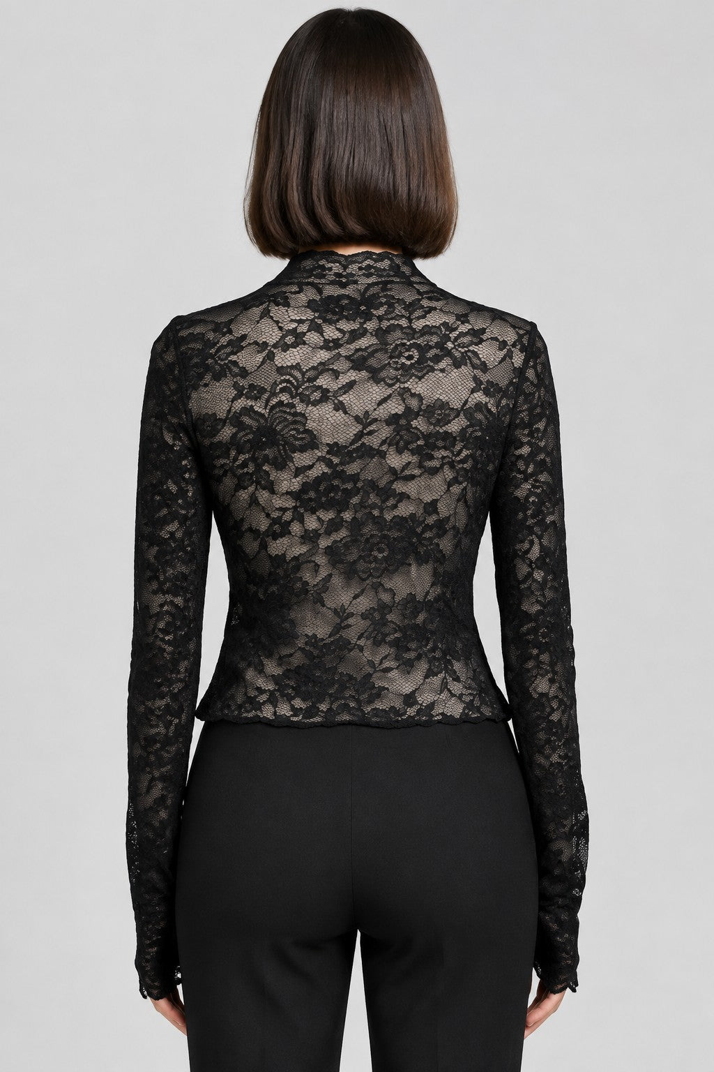 Gaovot Damen Top Schwarz Größe L