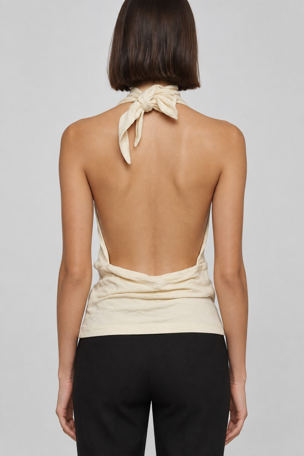 Gina Tricot Damen Top Beige Größe L